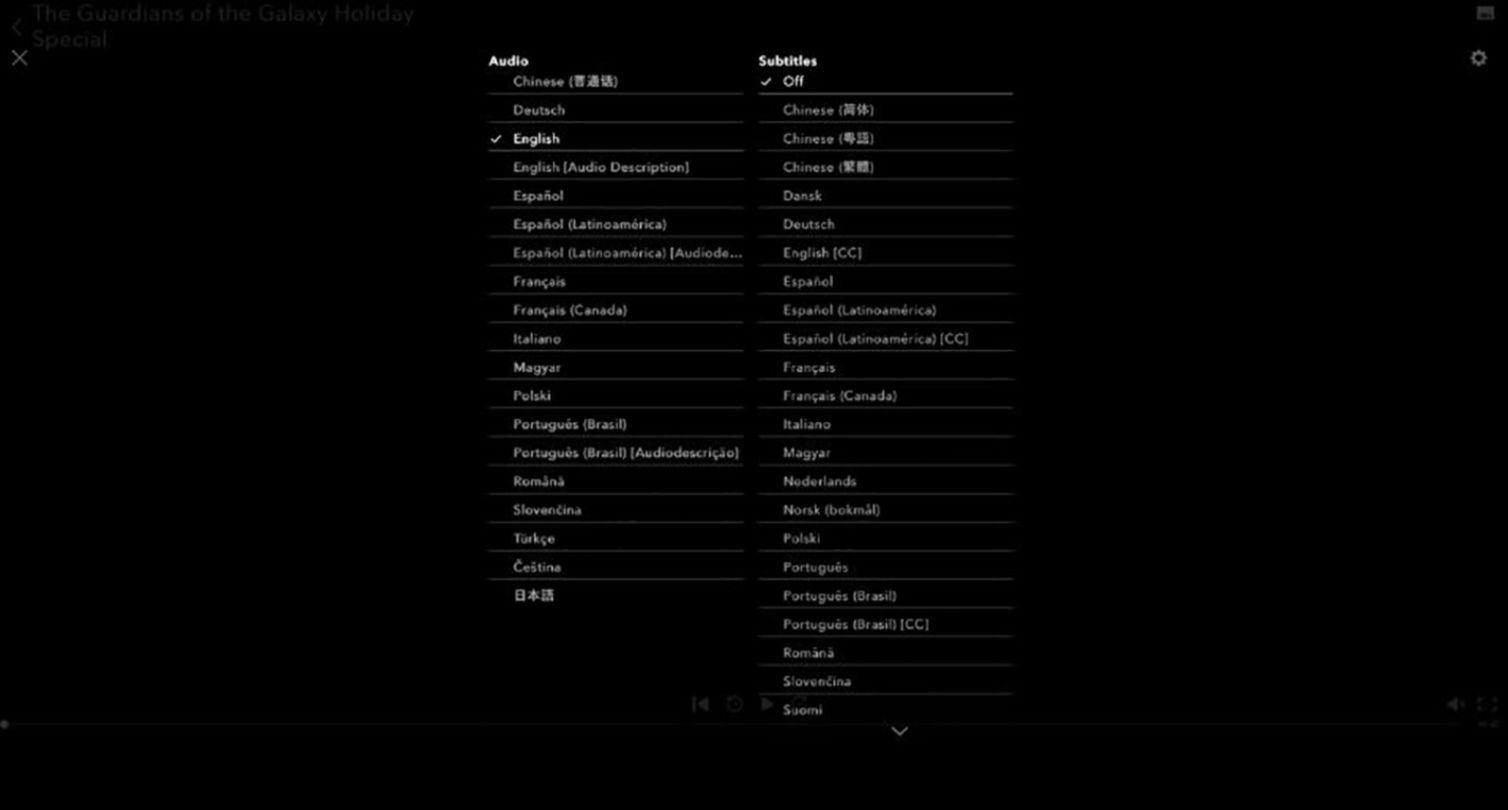 Jak włączyć lub wyłączyć audiodeskrypcję w Disney+